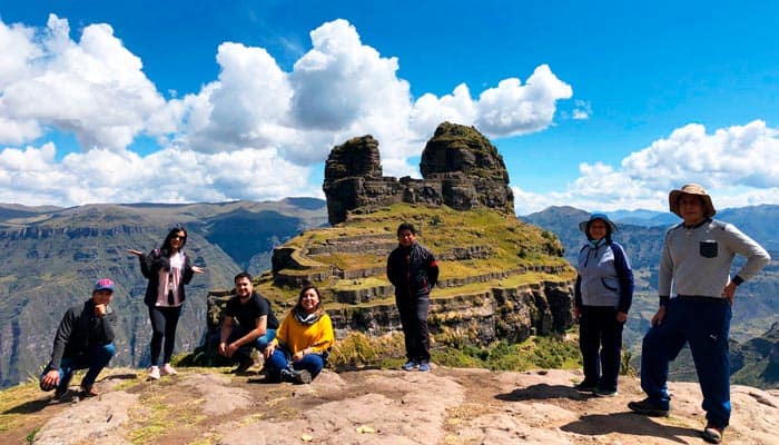 Tour a Waqrapukara por la ruta Santa Lucia