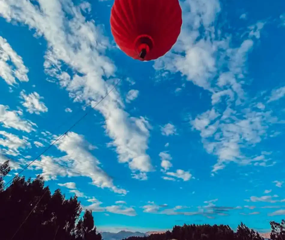 Aventura panorámica en globo aerostático en Cusco