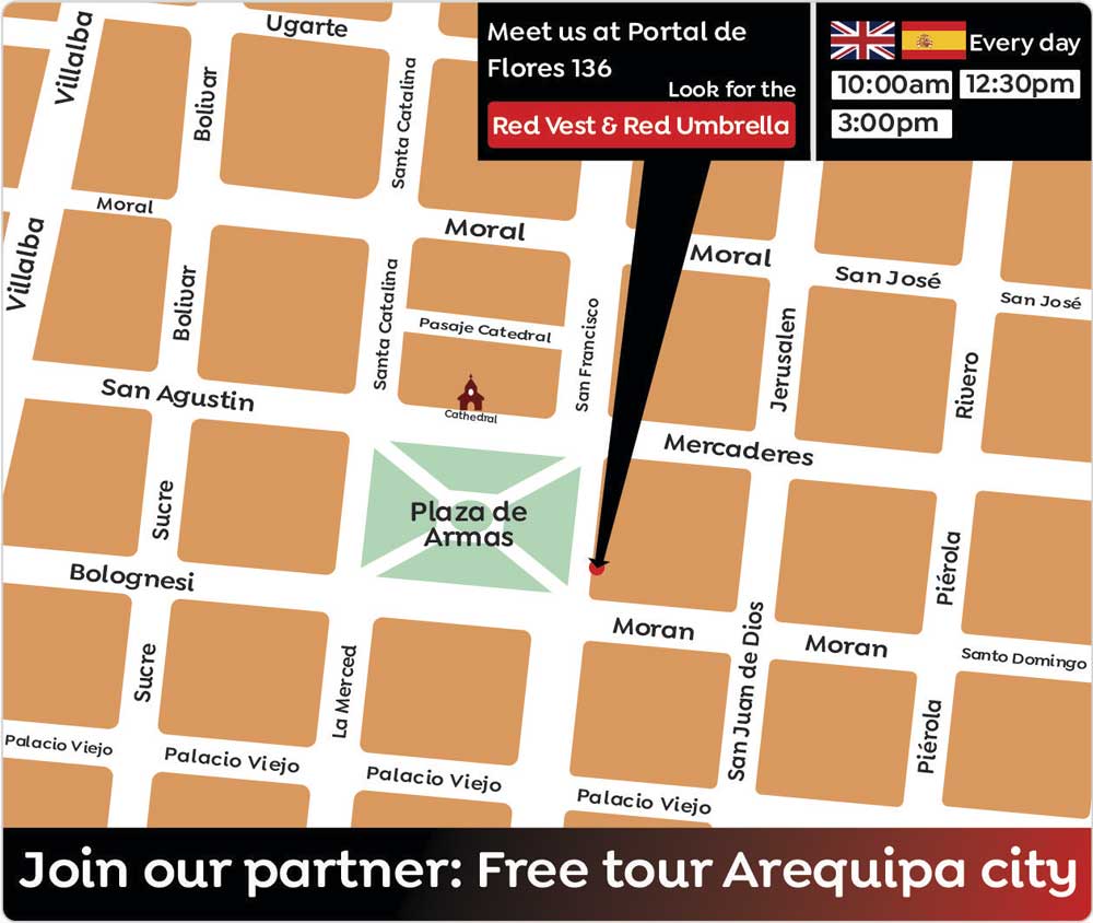 free walking tour arequipa