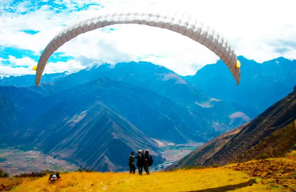 Vuelo en parapente en el Valle Sagrado