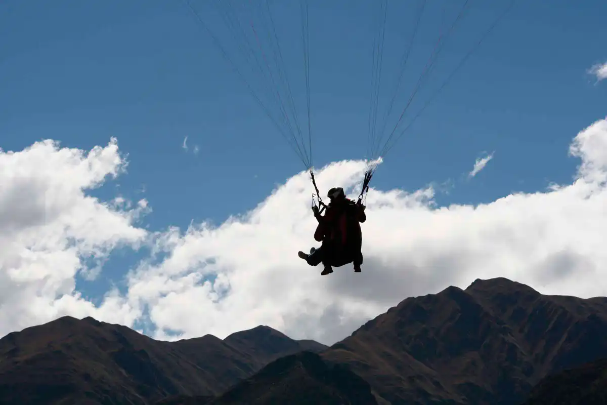 Vuelo en parapente en el Valle Sagrado