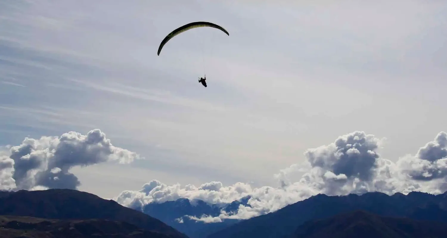 Vuelo en parapente en el Valle Sagrado